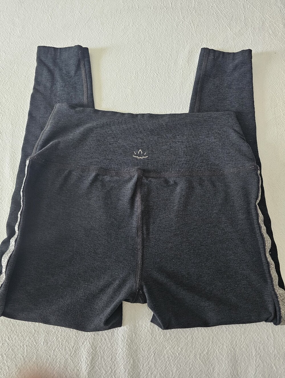 Beyond Yoga Spacedye Shine On High Waisted Midi Legging Darkest Knight
